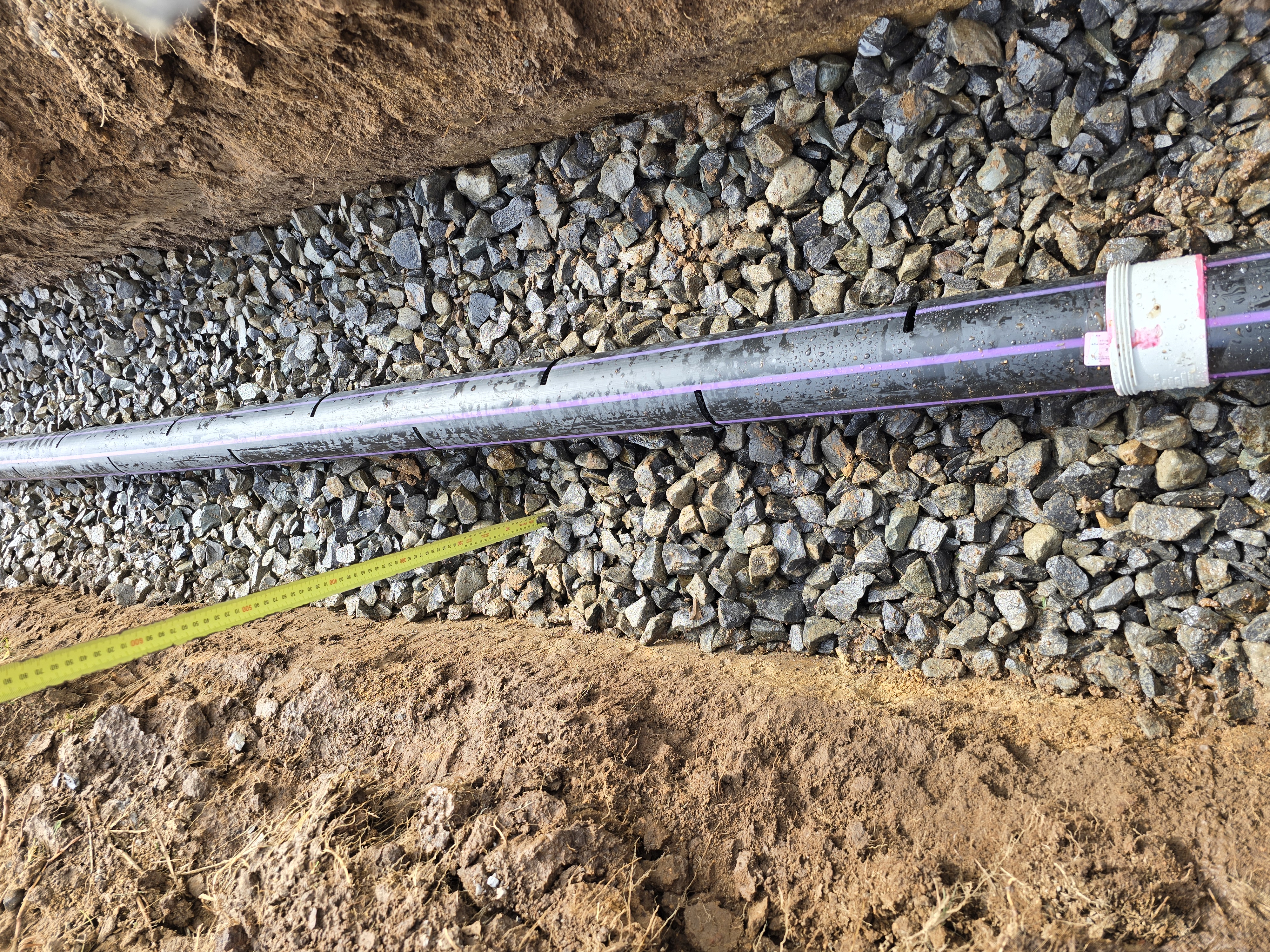 Mamaku septic system installation