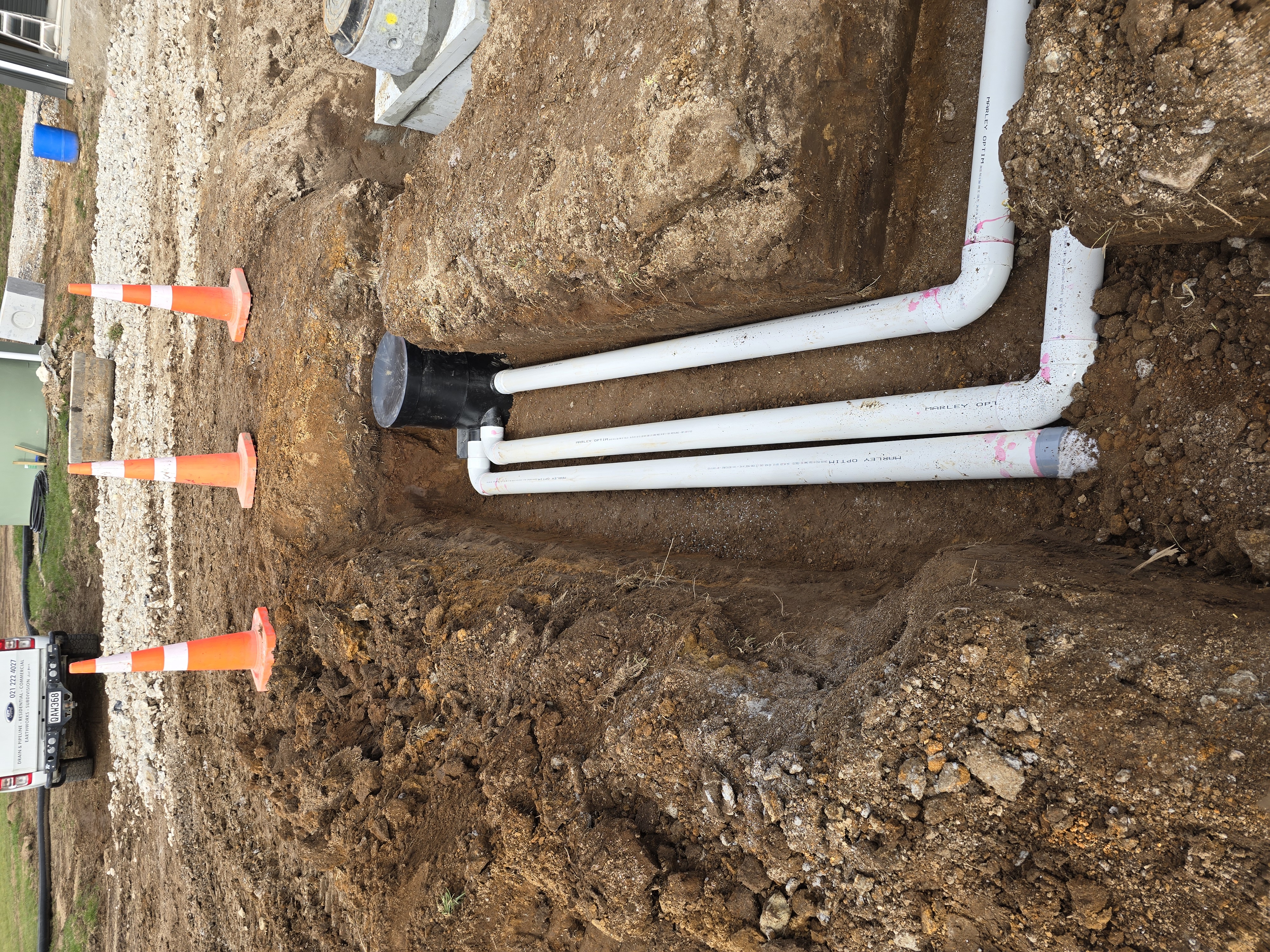 Mamaku septic system installation