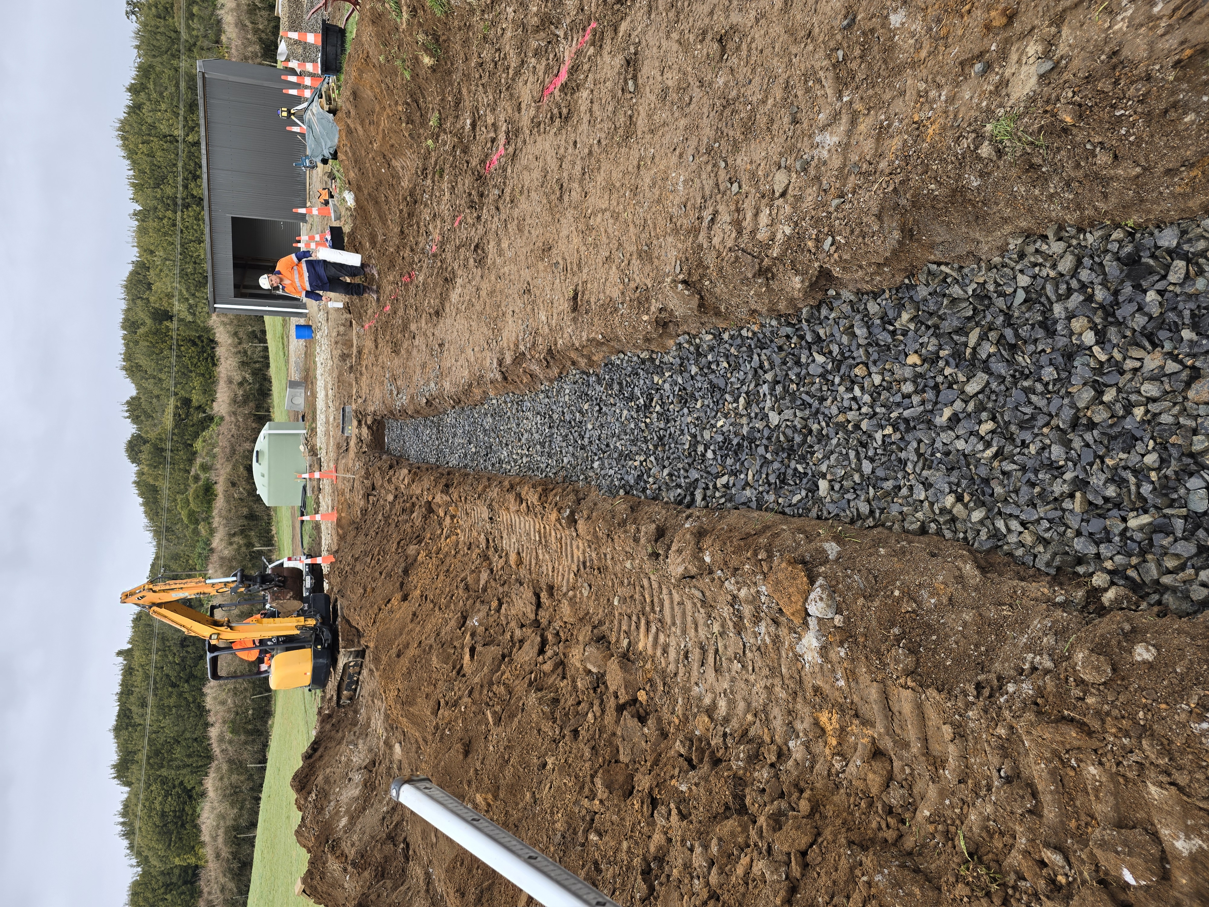 Mamaku septic system installation