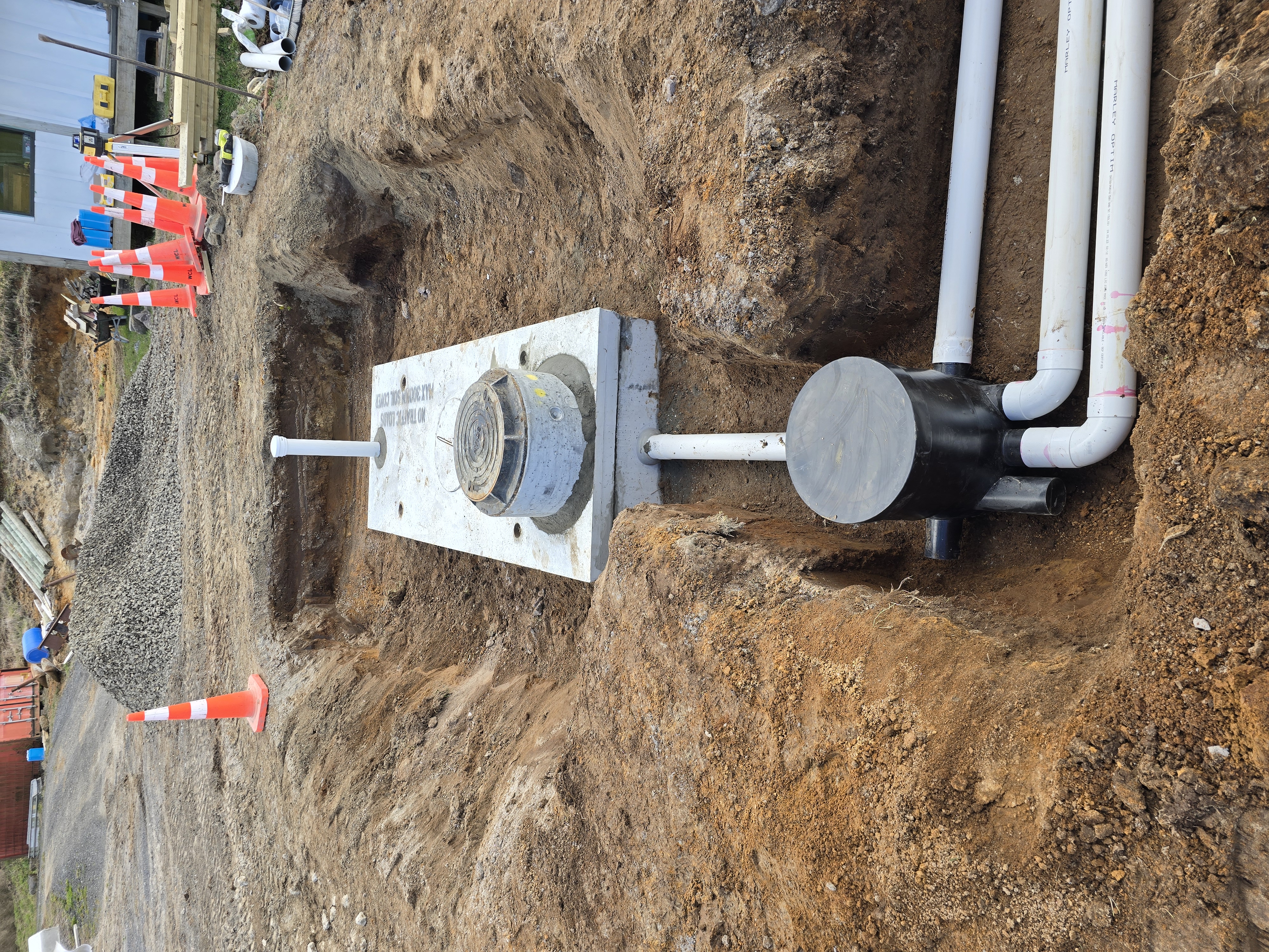 Mamaku septic system installation