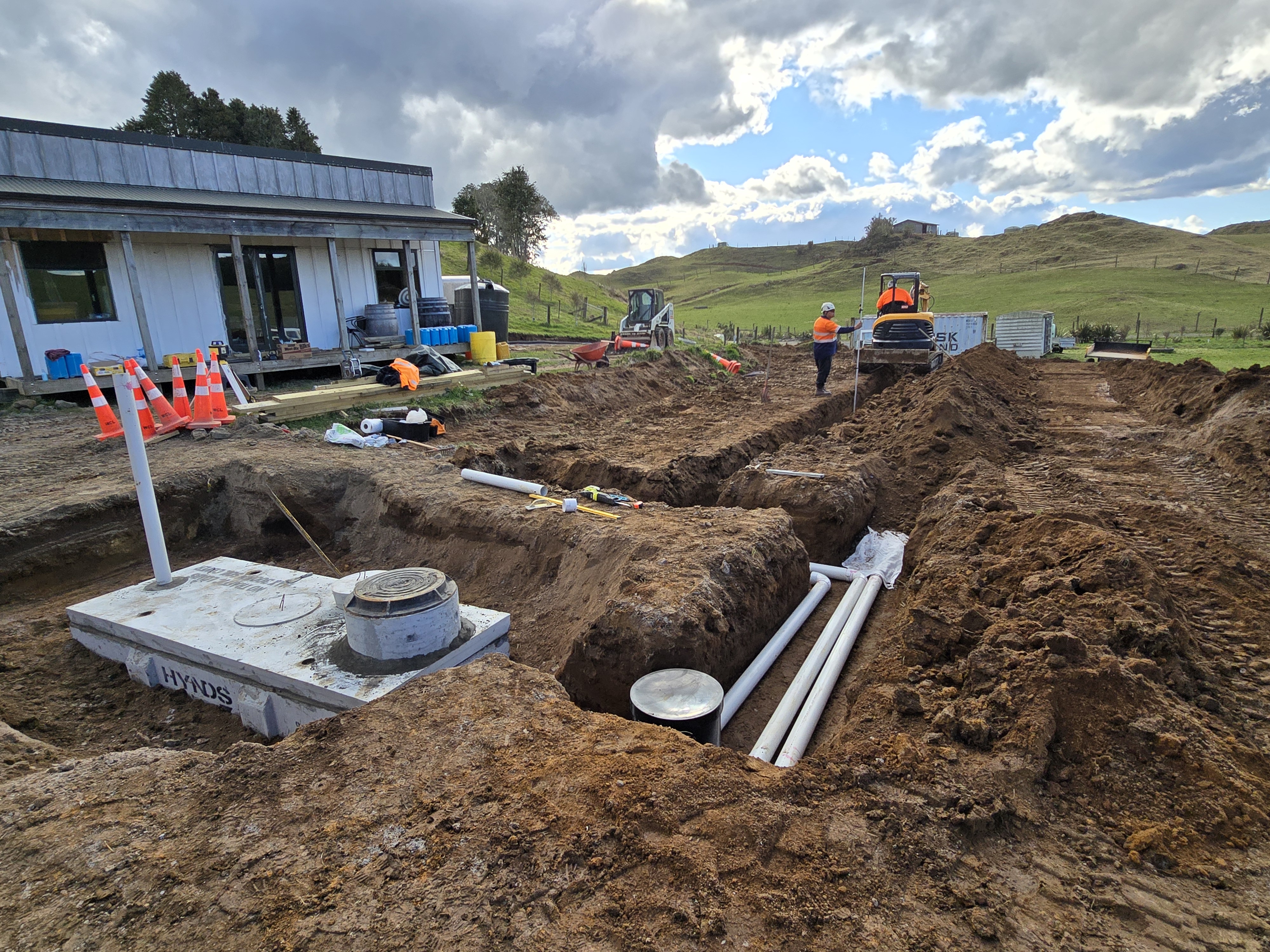 Mamaku septic system installation
