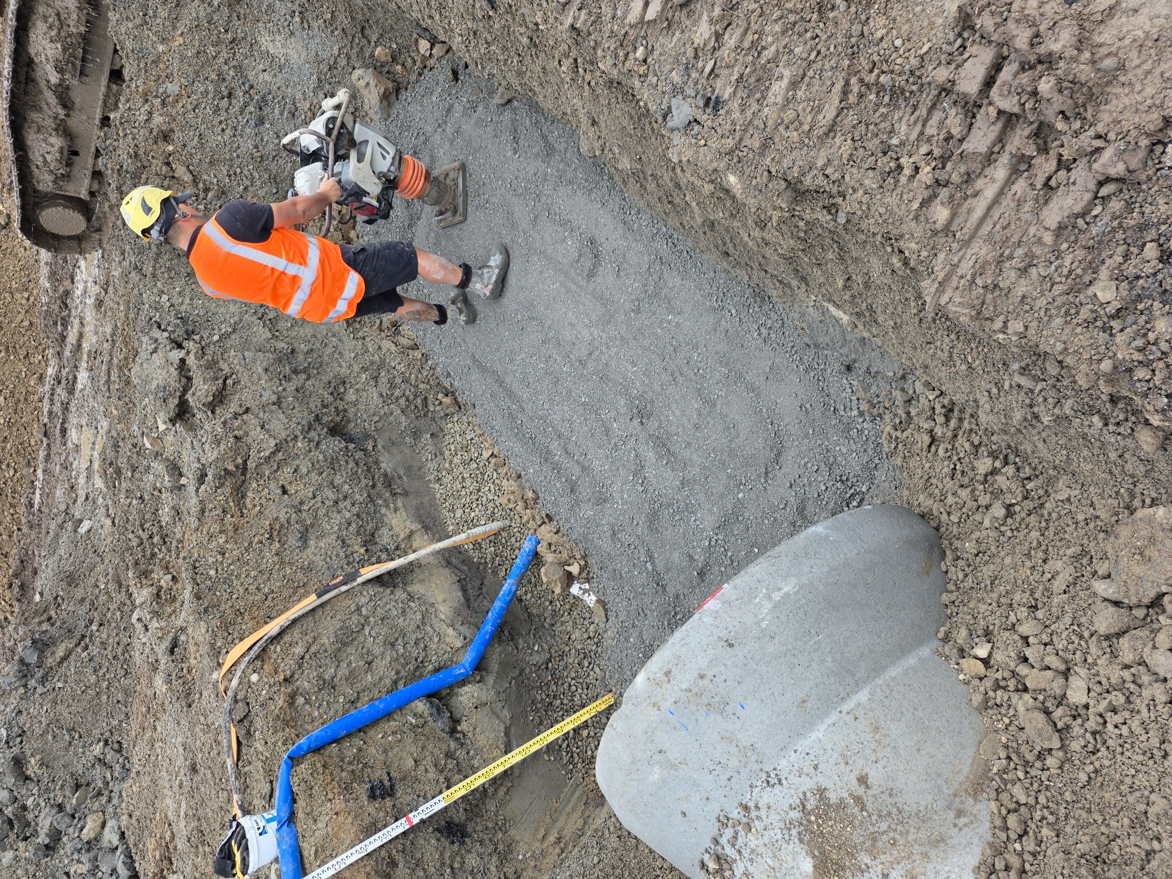 Waiotahe roundabout drainage works